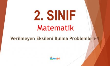 2. Sınıf Matematik Çıkarma İşleminde Verilmeyen Eksileni Bulma Problemleri-1