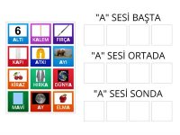 e Sesi Kelimenin Başında Ortasında Sonunda