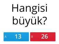 2. Sınıf Matematik Sayıları Karşılaştırma - Hangisi Büyük Oyunu