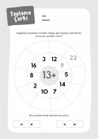 2. Sınıf Matematik Toplama İşlemi Çarkı