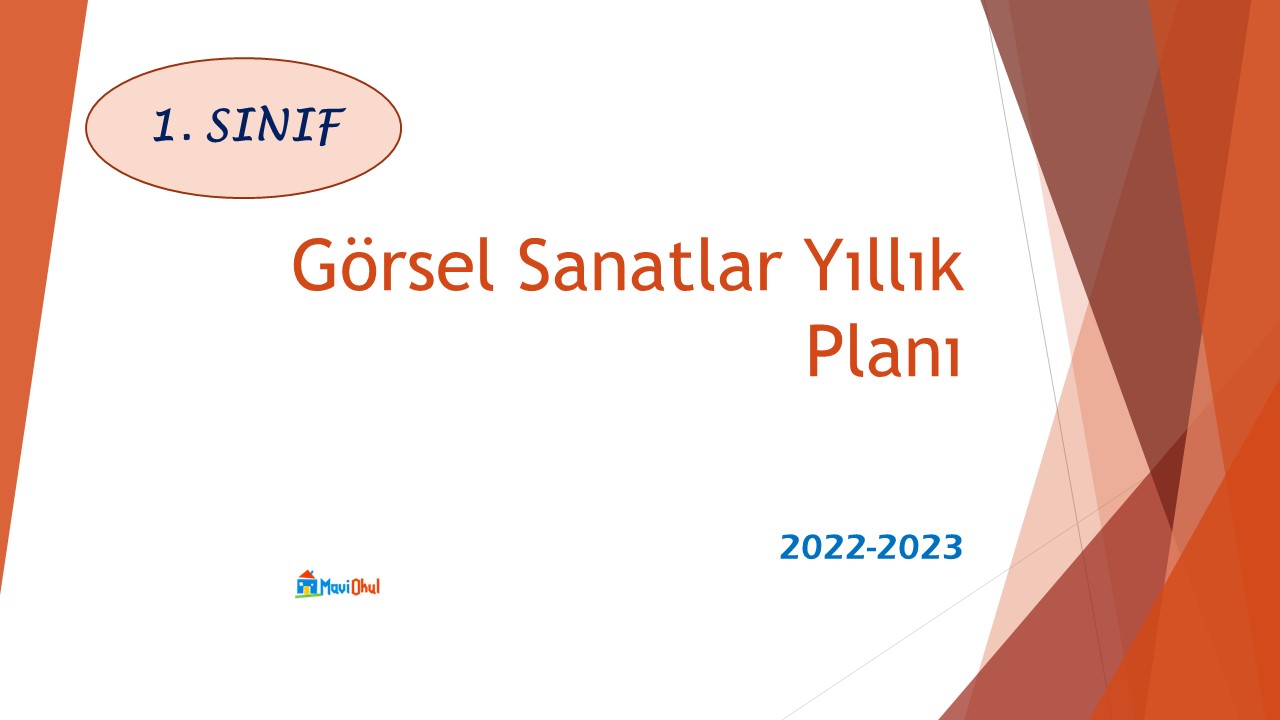 2022-2023 1. Sınıf Görsel Sanatlar Yıllık Planı