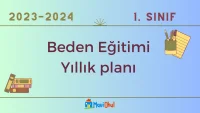 1. Sınıf Beden Eğitimi Yıllık Planı