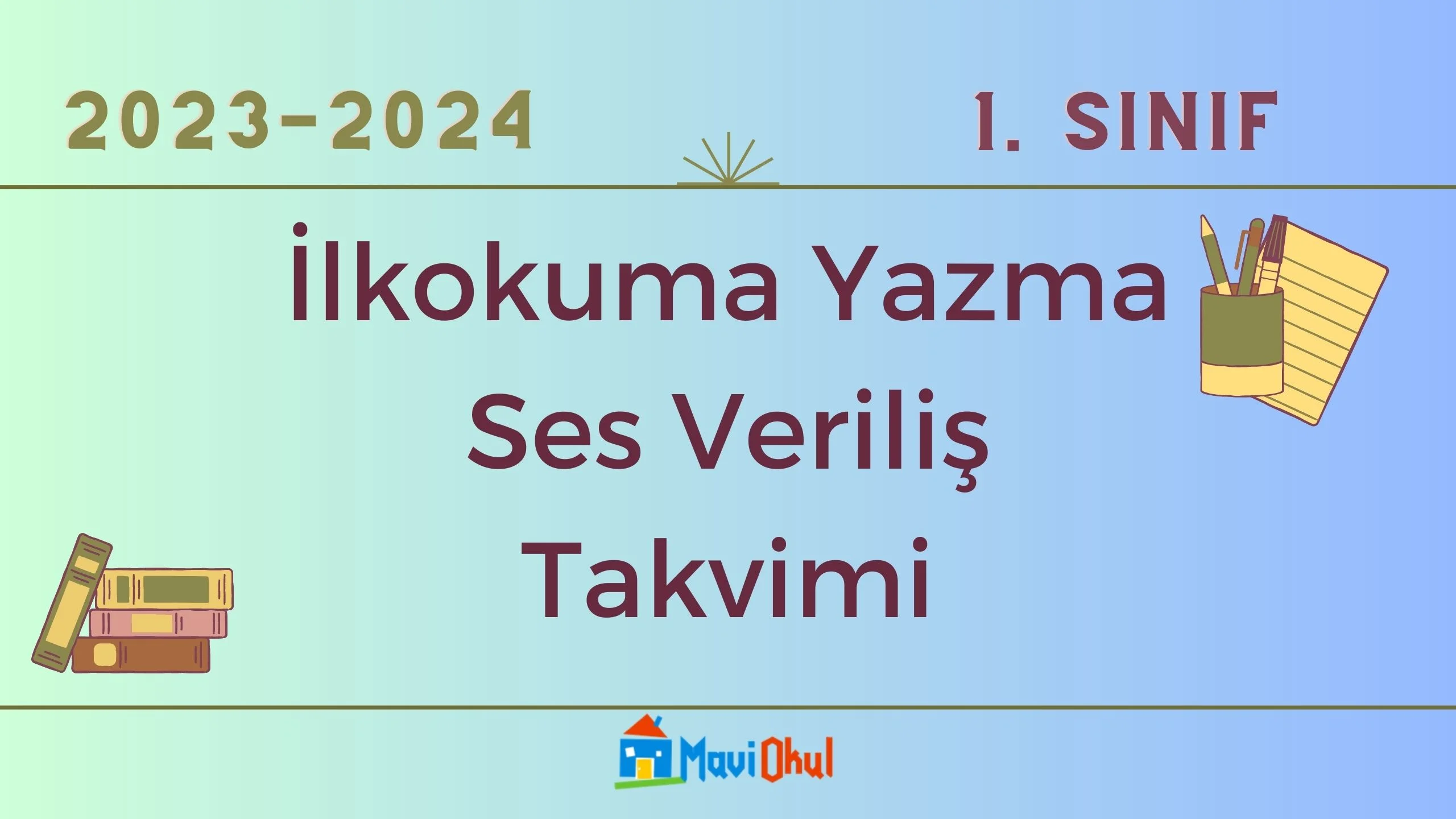 İlkokuma Yazma Harf Veriliş Takvimi 2023-2024