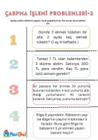 3.sınıf çarpma işlemi-2 deftere yapışma etkinlikli