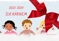 İLK KARNEM KARNE SÜSÜ-DIJITAL PANO-8 VE 32 PARÇALI PANO