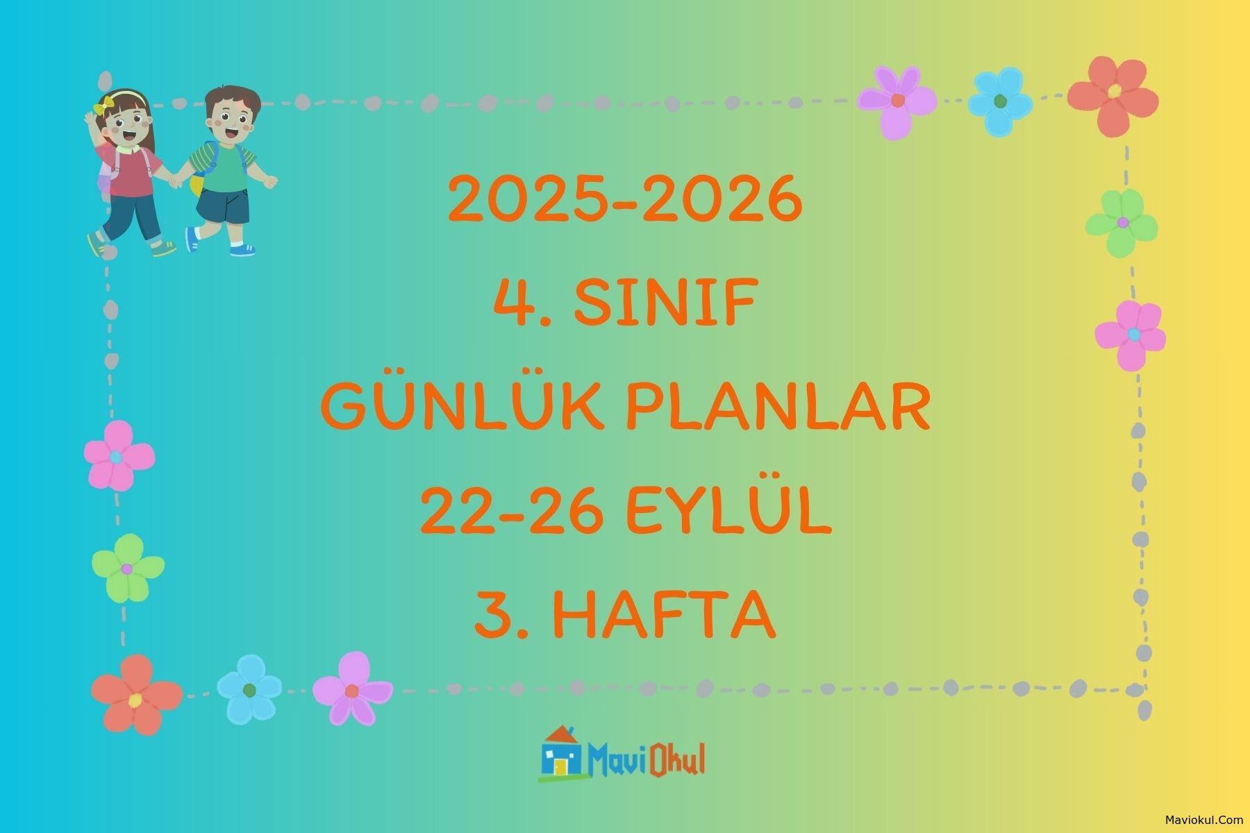 4. Sınıf 3. Hafta Günlük Planlar