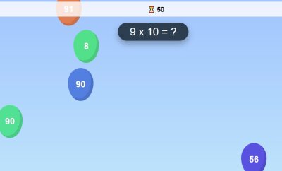 Çarpma İşlemi Oyunu - Balon Patlatma