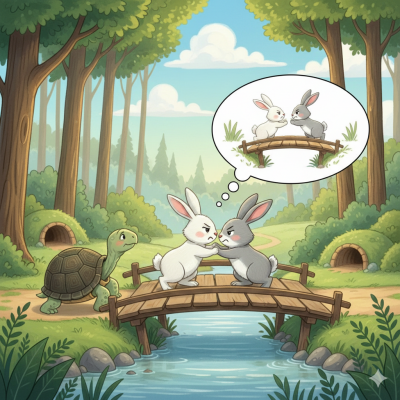 İki İnatçı Tavşan