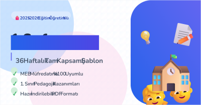 1. Sınıf Rehberlik Raporları Yılın Tamamı