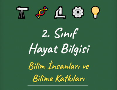 2. Sınıf Hayat Bilgisi: Bilim İnsanları ve Bilime Katkıları Testi (PDF)