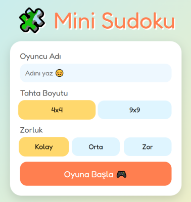 İlkokul Sudoku Oyunu: Akıllı Tahta Uyumlu 4x4 ve 9x9