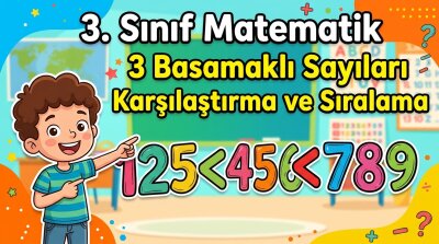 3. Sınıf Matematik 3 Basamaklı Sayıları Karşılaştırma ve Sıralama Video